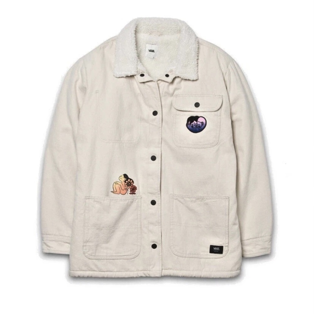 NWT Vans Sherpa Lined Jacket Women’s Size Medium Cultivate Care Chore ( Rare )